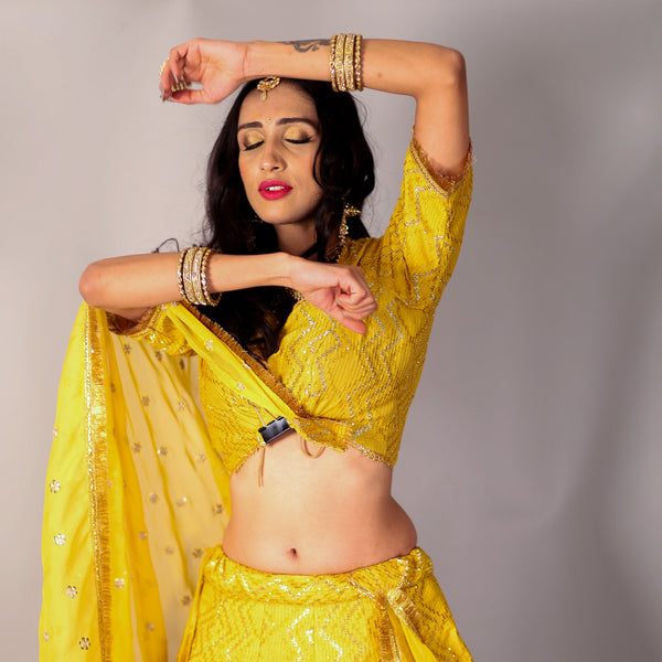 Sunshine Yellow Lehenga